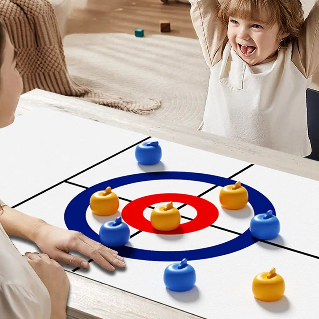 Family Curling Set – #1 Rated Family Game for Kids & Parents