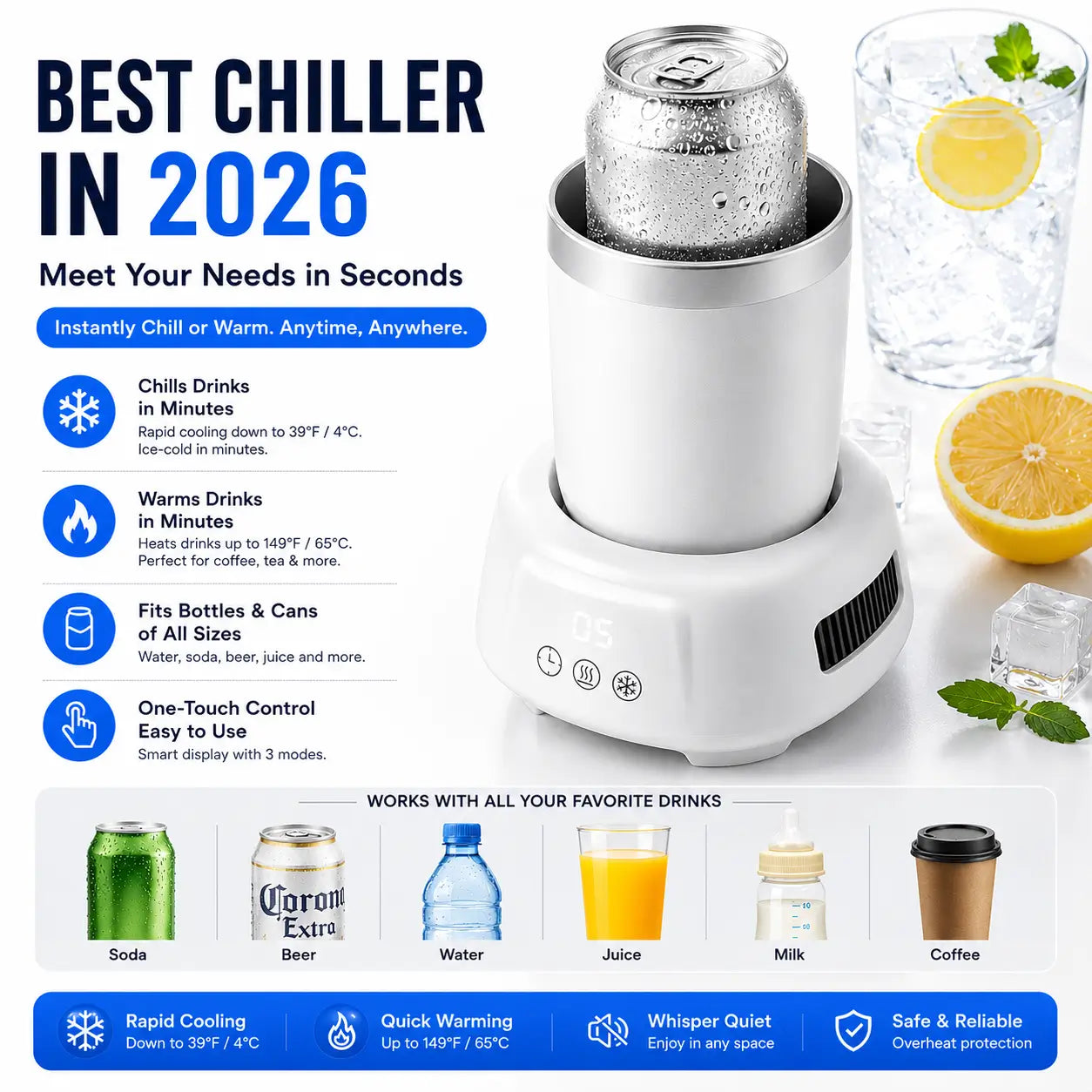 Rapid Can & Bottle Chiller