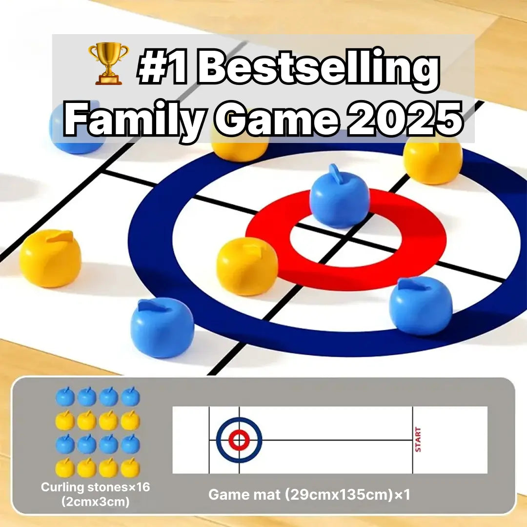 Family Curling Set – #1 Rated Family Game for Kids & Parents