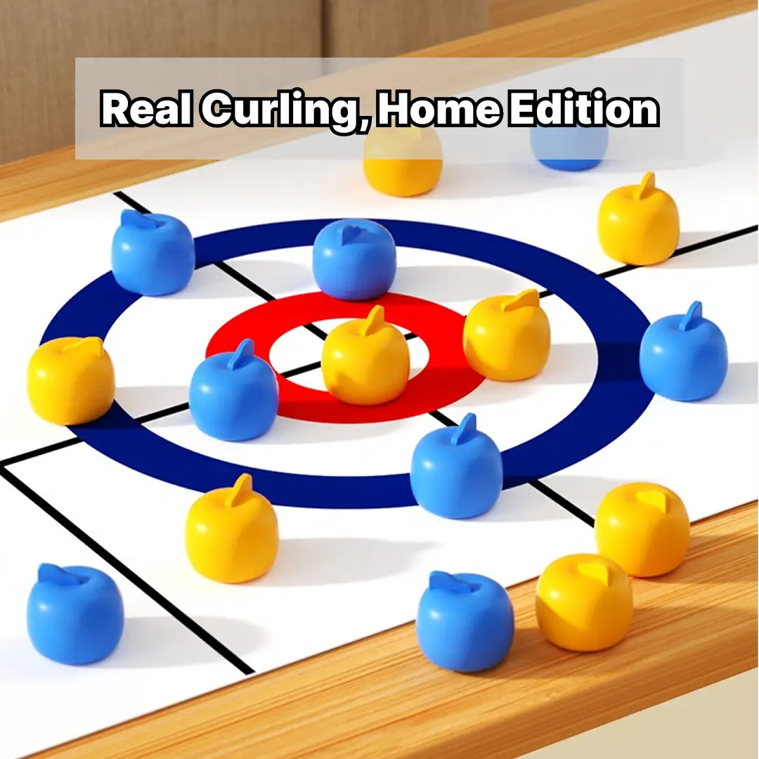 Family Curling Set – #1 Rated Family Game for Kids & Parents